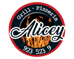 Alicey Grill & Pizzeria logo.